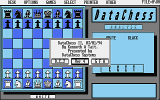 DataChess II atari screenshot